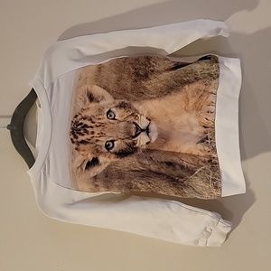 Molo kids infant baby size 1 years 1.5 years 86 1.5 lion shirt long sleeve